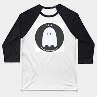 overthinking ghost Baseball T-Shirt